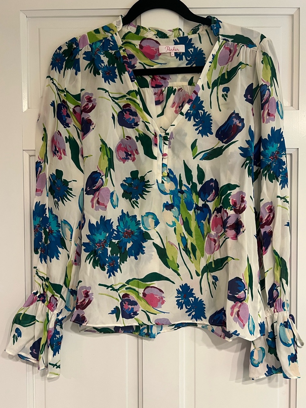 Parker Floral Silk Top